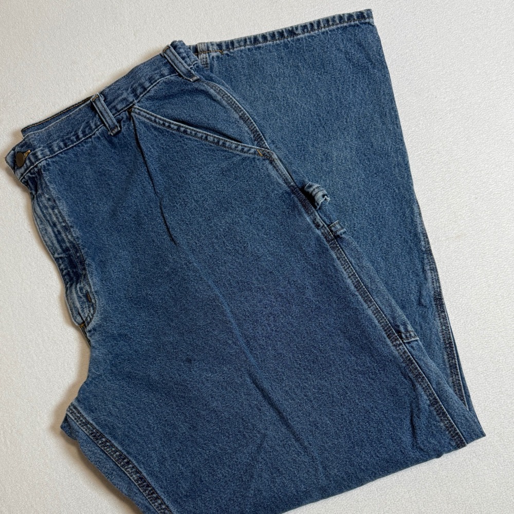 Carhartt B13DPS Original‎ Dungaree Fit Jeans Men's 40x32 Denim Work Pants